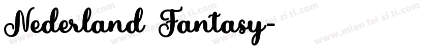 Nederland Fantasy字体转换